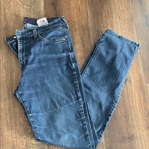 NYDJ Dark Blue Straight Leg Jeans
